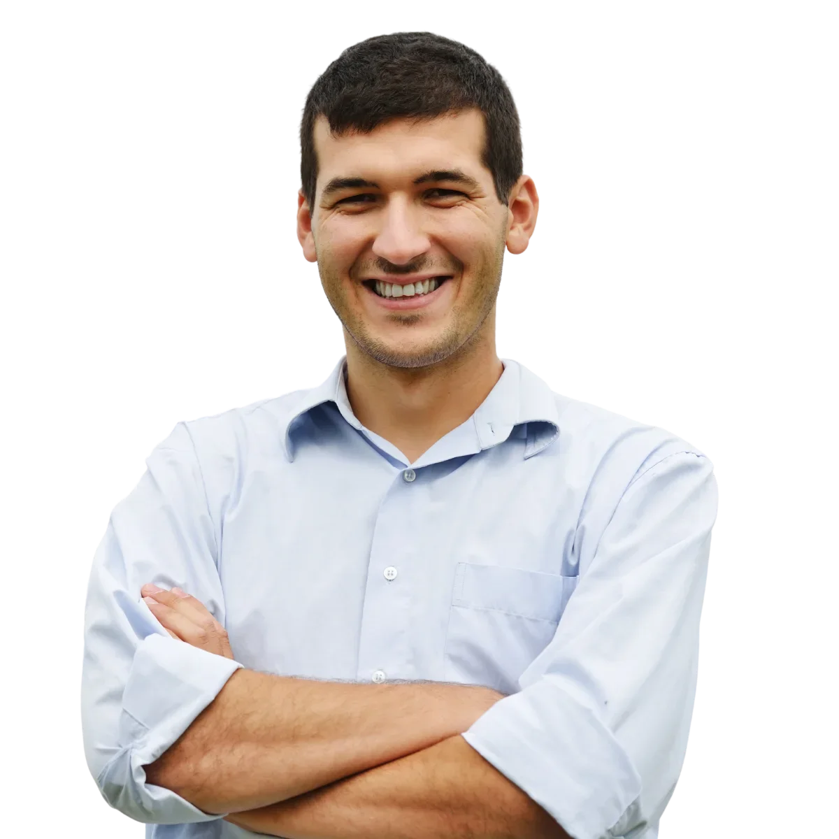 Man smiling